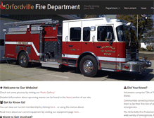 Tablet Screenshot of orfordvillefire.com